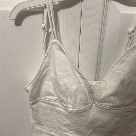 Windsor White Denim Skort Romper - Picture 5 of 7